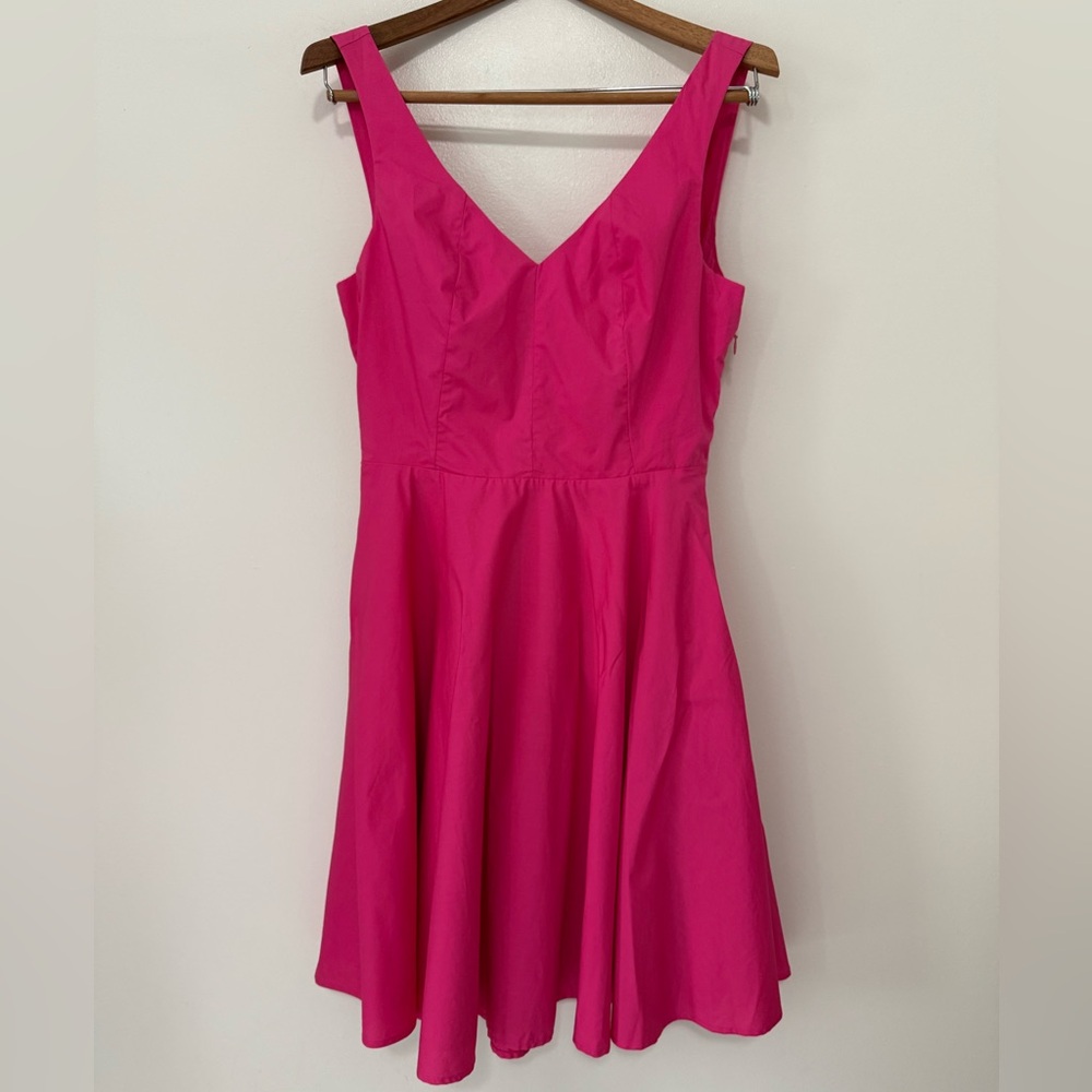 Vineyard Vines NWT hot pink tank dress with bow accent in size 6